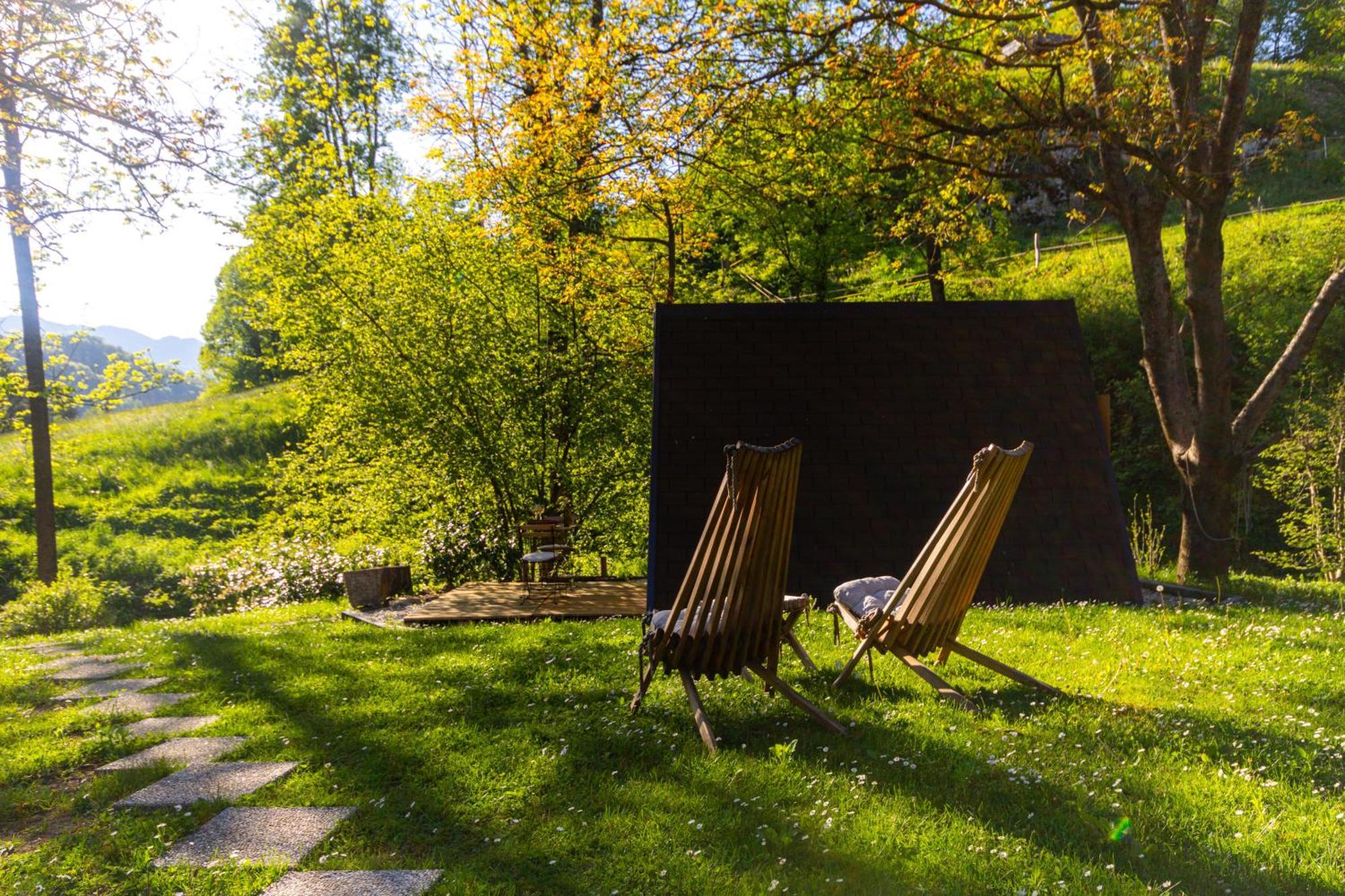 Resort Pod Orehi - Bled - Apartma & Glamping & Savna 외부 사진