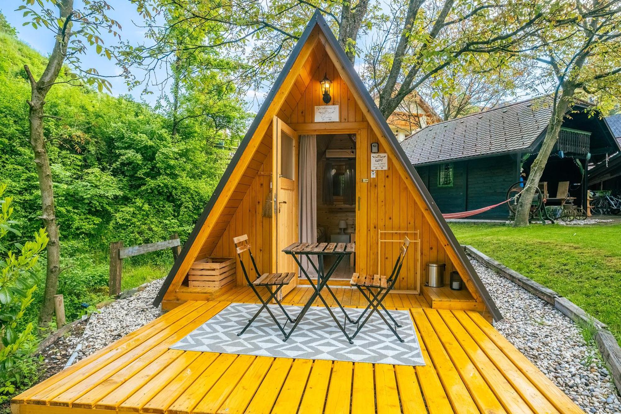 Resort Pod Orehi - Bled - Apartma & Glamping & Savna 외부 사진